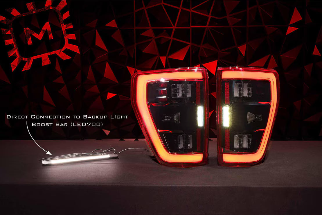 2021-2023 Ford F150 Morimoto XB LED Tail Lights (Red)