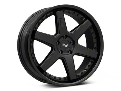 2005-2025 Niche Altair Gloss Black with Matte Black Lip Wheel; 20x9; 35mm Offset