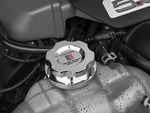 2015-2023 Mustang Modern Billet Radiator Cap Cover; Chrome