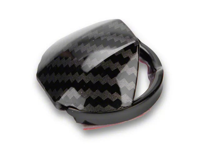 2015-2023 Mustang SpeedForm Start Button Cover; Carbon Fiber