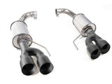 2024-2025 w/o Active exhaust Roush Axle-Back Exhaust with Black Tips