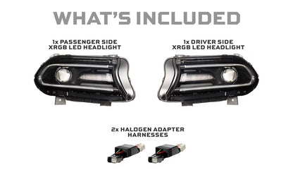 2015-2023 Dodge Charger Morimoto XRGB LED Headlights