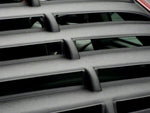 1994-2004 SpeedForm Rear Window Louvers; Textured ABS