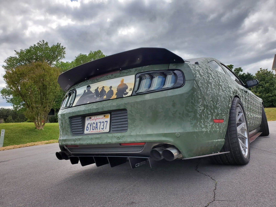 Carter's Customs 2010-2014 GT500 Wicker Bill Spoiler