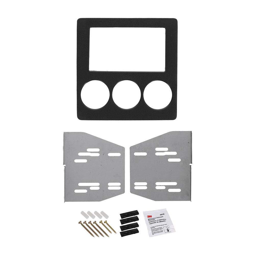 1987-1989 Mustang 417 Fox Double DIN Radio Trim Bezel - HVAC Relocation