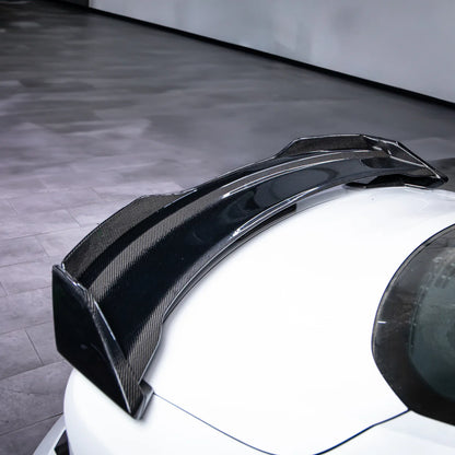 2024-2026 Mustang S650 Dark Horse Rear Spoiler Gloss Carbon Fiber 2pcs