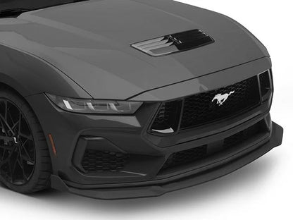 2024-2025 Mustang NYTOP Splitter Extension; Matte Black Polyurethane