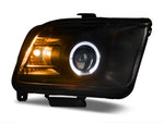 2005-2009 Raxiom 2010 Style LED Halo Headlights; Black Housing; Clear Lens