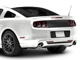 2010-2014 RTR Decklid Panel; Matte Black