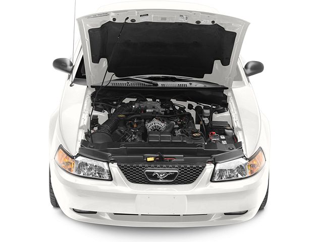 1999-2004 JLT Full Length Radiator Cover; Textured Black