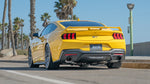 2024-2025 Mustang GT w/o Active Exhaust Borla ATAK Cat-Back Exhaust with Black Chrome Tips