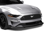 2018-2023 Mustang w/o Performance Pack SpeedForm Chin Spoiler; Matte Black