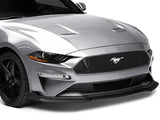 2018-2023 Mustang w/o Performance Pack SpeedForm Chin Spoiler; Matte Black