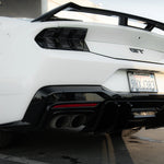 2024-2025 Ford Mustang Dark Horse Rear Diffuser Gloss Black Quad Tips