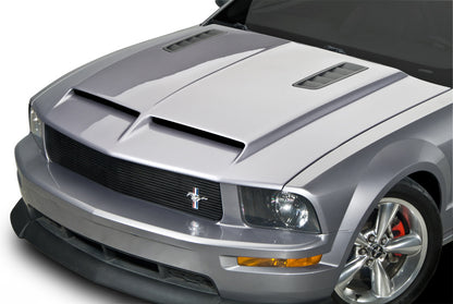 2005-2009 Mustang Cervinis Ram Air Hood With Louvers