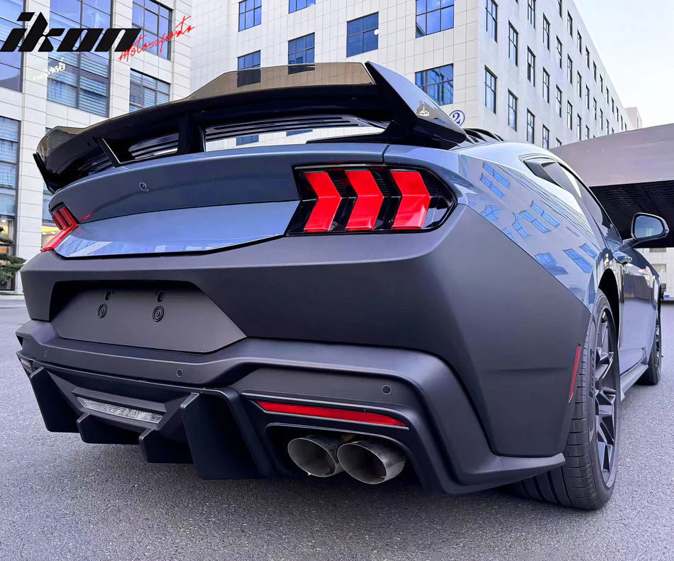 2024-2026 Ford Mustang 2DR Dark Horse Smoke Gurney Flap Wicker Bill PC