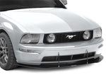 2005-2009 DR Style Front Bumper Lip Splitter; Gloss Black Vinyl