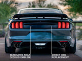 2015-2023 Mustang Full Replacement Decklid Panel; Gloss Black