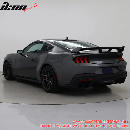 2024-2026 Ford Mustang Coupe Dark Horse Gloss Black Trunk Spoiler ABS