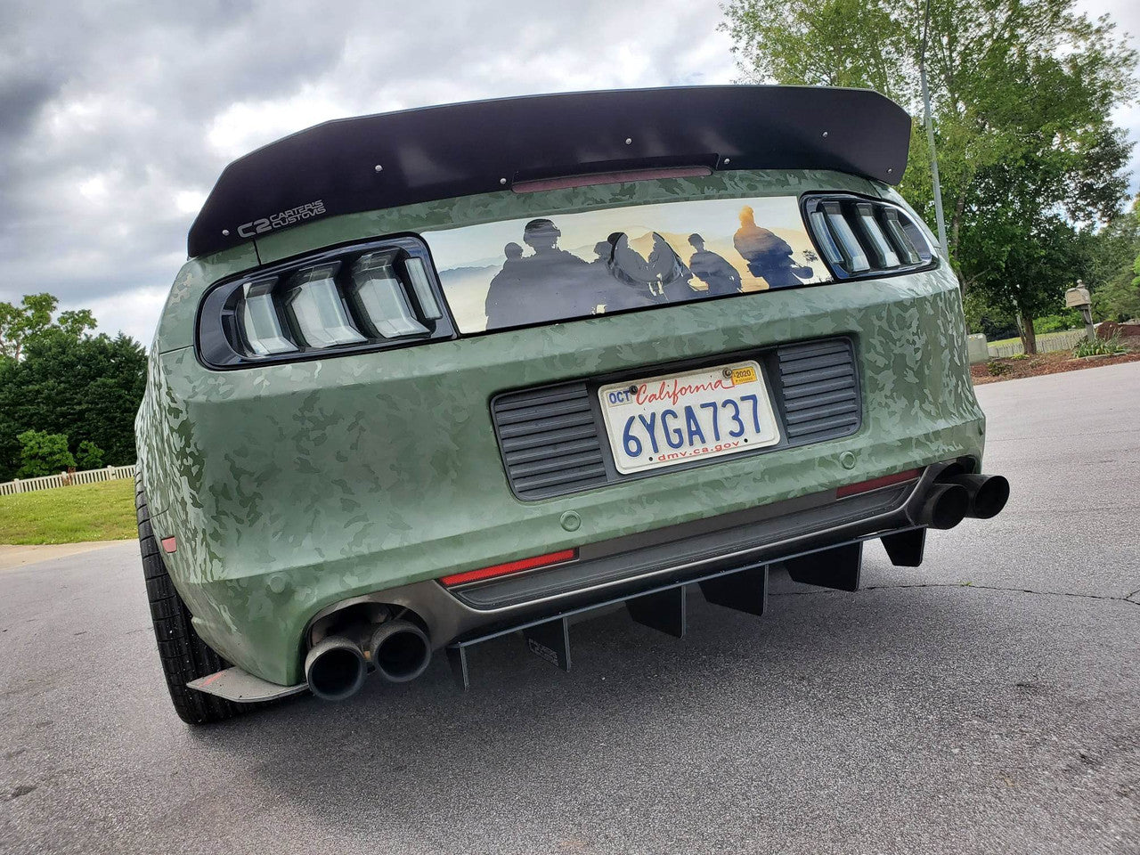 Carter's Customs 2010-2014 GT500 Wicker Bill Spoiler