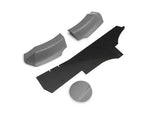 2018-2023 Mustang Fastback, Excluding GT350 & GT500 RTR Spec 5 Wide Body Kit; Unpainted