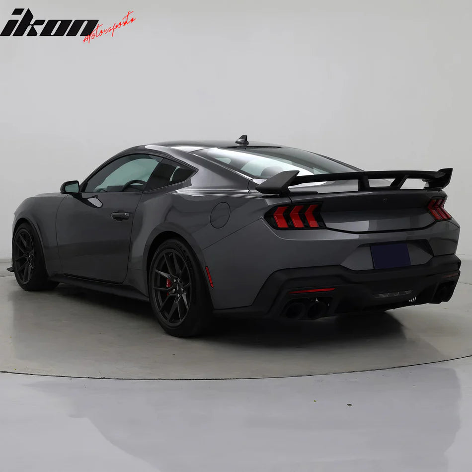 2024-2026 Ford Mustang Coupe Dark Horse Matte Black Trunk Spoiler ABS