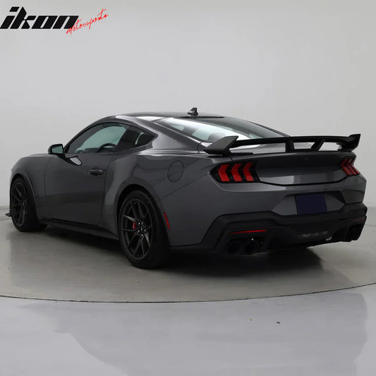 2024-2026 Ford Mustang Coupe Dark Horse Matte Black Trunk Spoiler ABS