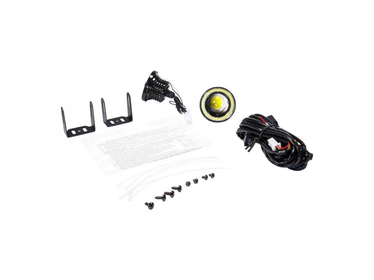 2010-2012 Mustang GT California Special LED Halo Fog Lights