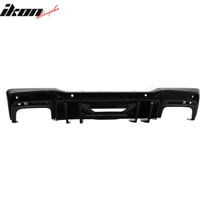 2024-2026 Ford Mustang Competition Style Gloss Black Rear Diffuser PP