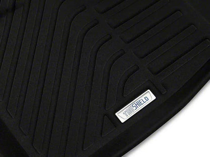 2015-2025 Mustang TruShield Precision Molded Front Floor Liners; Black