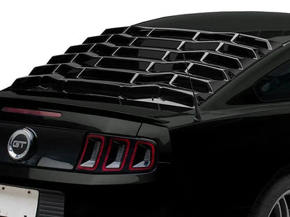 2005-2014 MP Concepts Rear Window Louvers; Gloss Black
