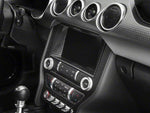 2015-2023 Mustang SpeedForm Touchscreen Bezel; Carbon Fiber Style