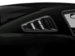 2010-2014 Quarter Window Louvers; Gloss Black