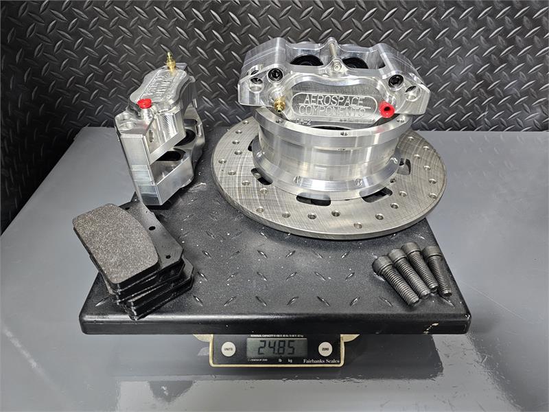 2024-2026 Mustang Dark Horse/ Performance Package Direct Bolt on Rear Drag Race Brake - Aerospace Components