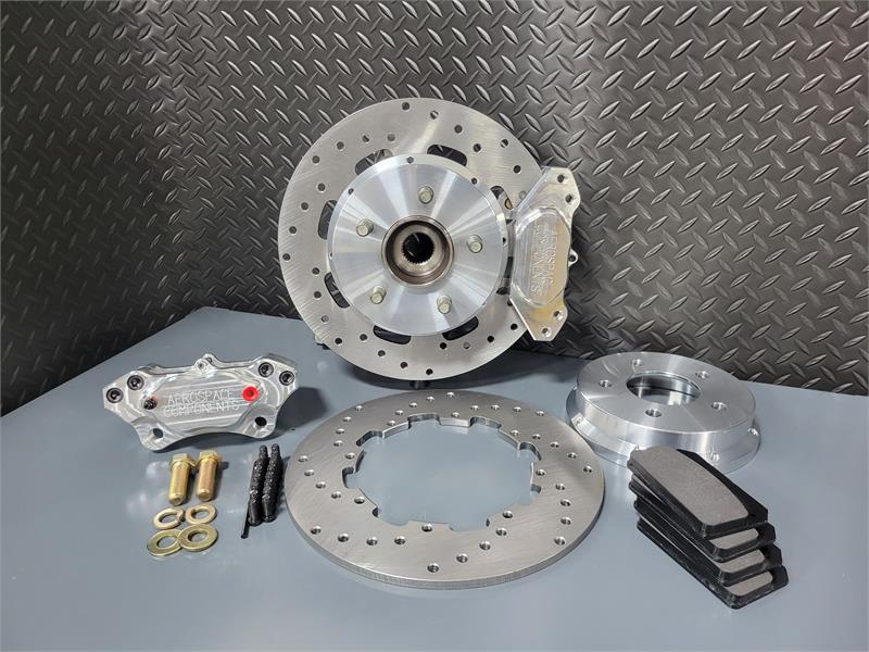 2016-2020 Mustang GT350 Rear Drag Race Brake Kit - Aerospace Components