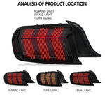 2015-2023 S650 Style Mustang Style Clear Digital Taillight