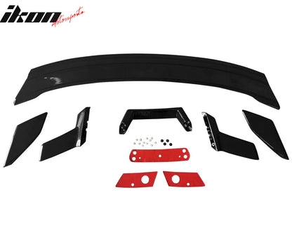 2024-2026 Ford Mustang Coupe Dark Horse Gloss Black Trunk Spoiler ABS