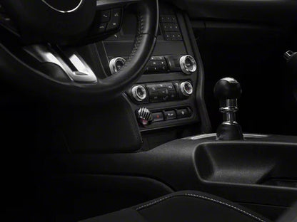 2015-2023 Mustang SpeedForm Start Button Cover; Carbon Fiber