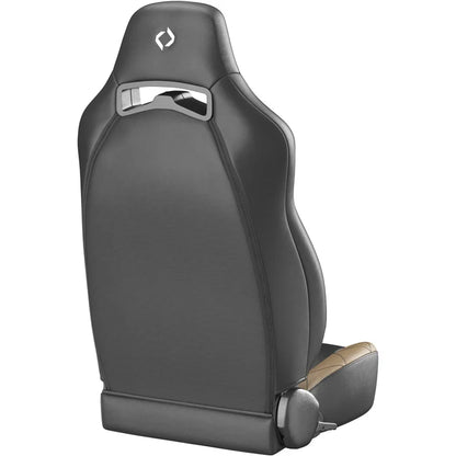 Corbeau Trailcat Reclining Seats Black Vinyl/Beige HD Vinyl Pair