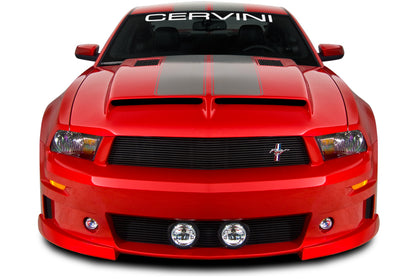2010-2012 Mustang Cervinis Type 4 Ram Air Hood w/ Billet Heat Extractors