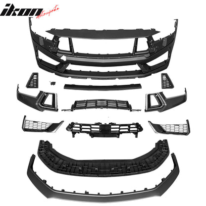 2024-2026 Ford Mustang Dark Horse Front Bumper Conversion W/ Grille PP