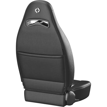 Corbeau Moab Reclining Seats Black Vinyl/Grey Perforated Vinyl Pair