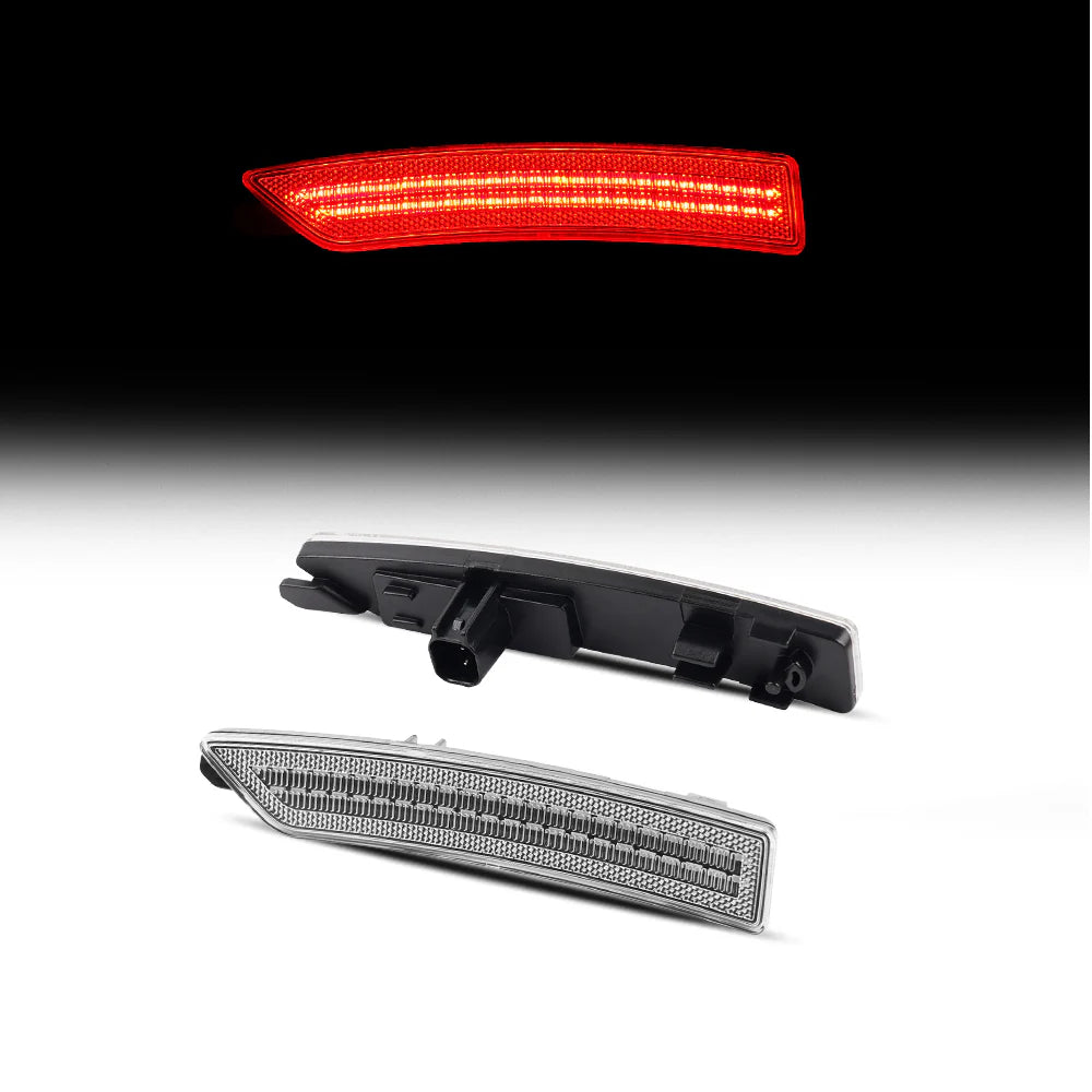 2024-2025 Ford Mustang S650 Smoke LED Side Markers (SET) (Smoked or Clear)