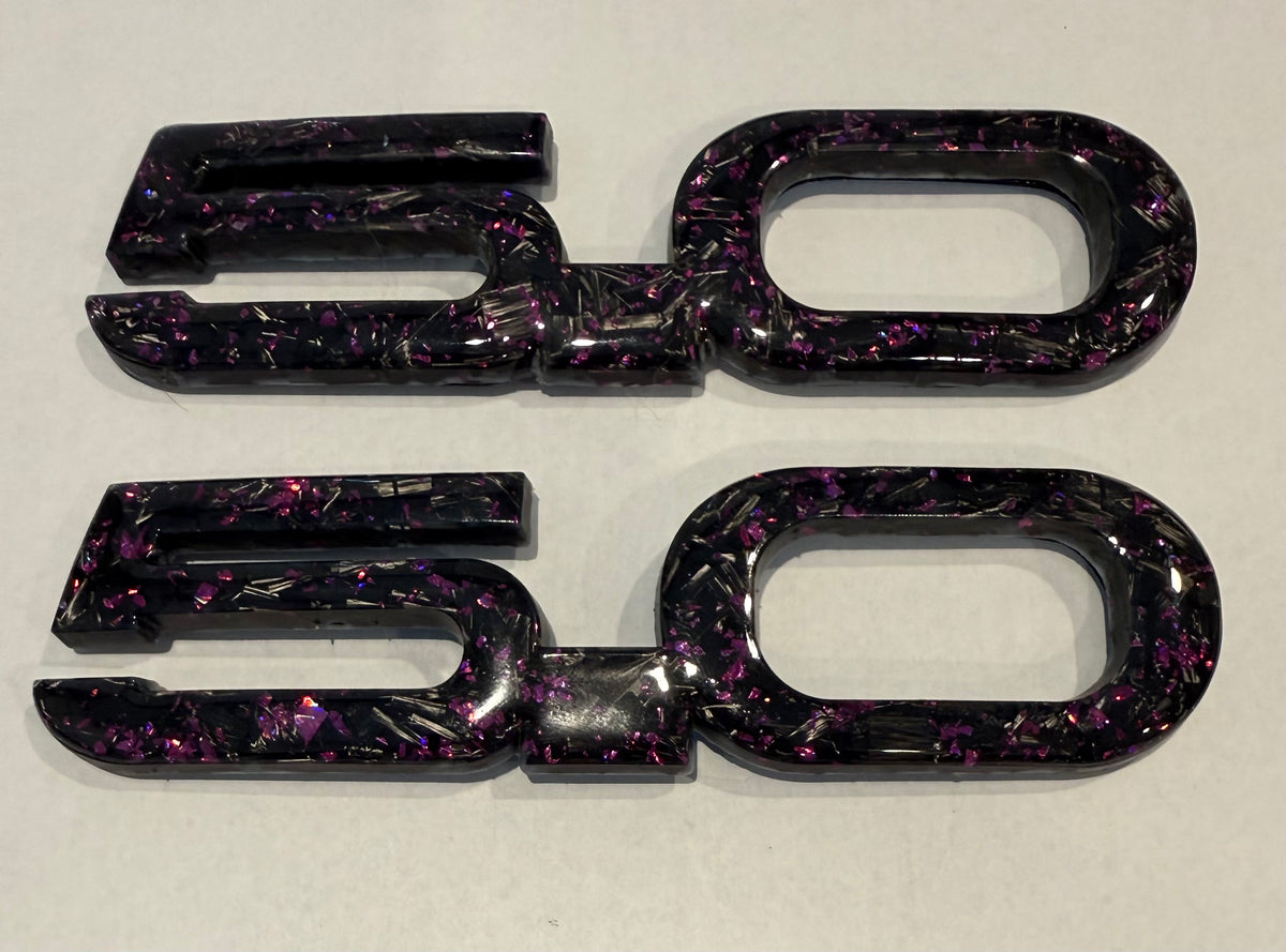 Mustang Carbon Fiber Forged Emblems