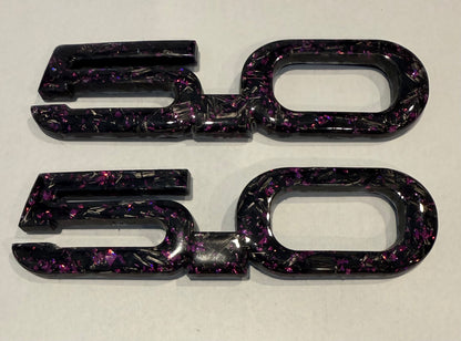 Mustang Carbon Fiber Forged Emblems