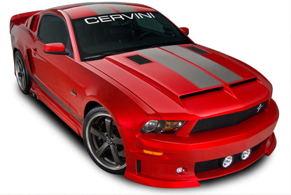 2010-2012 Mustang Cervinis Type 4 Ram Air Hood w/ Billet Heat Extractors