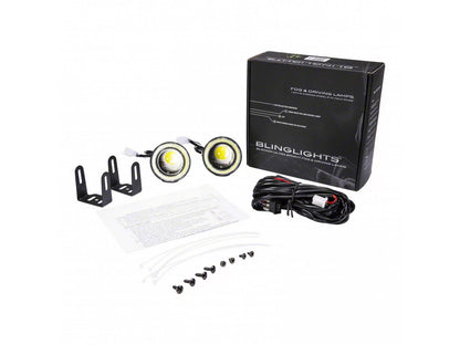2010-2012 Mustang GT California Special LED Halo Fog Lights