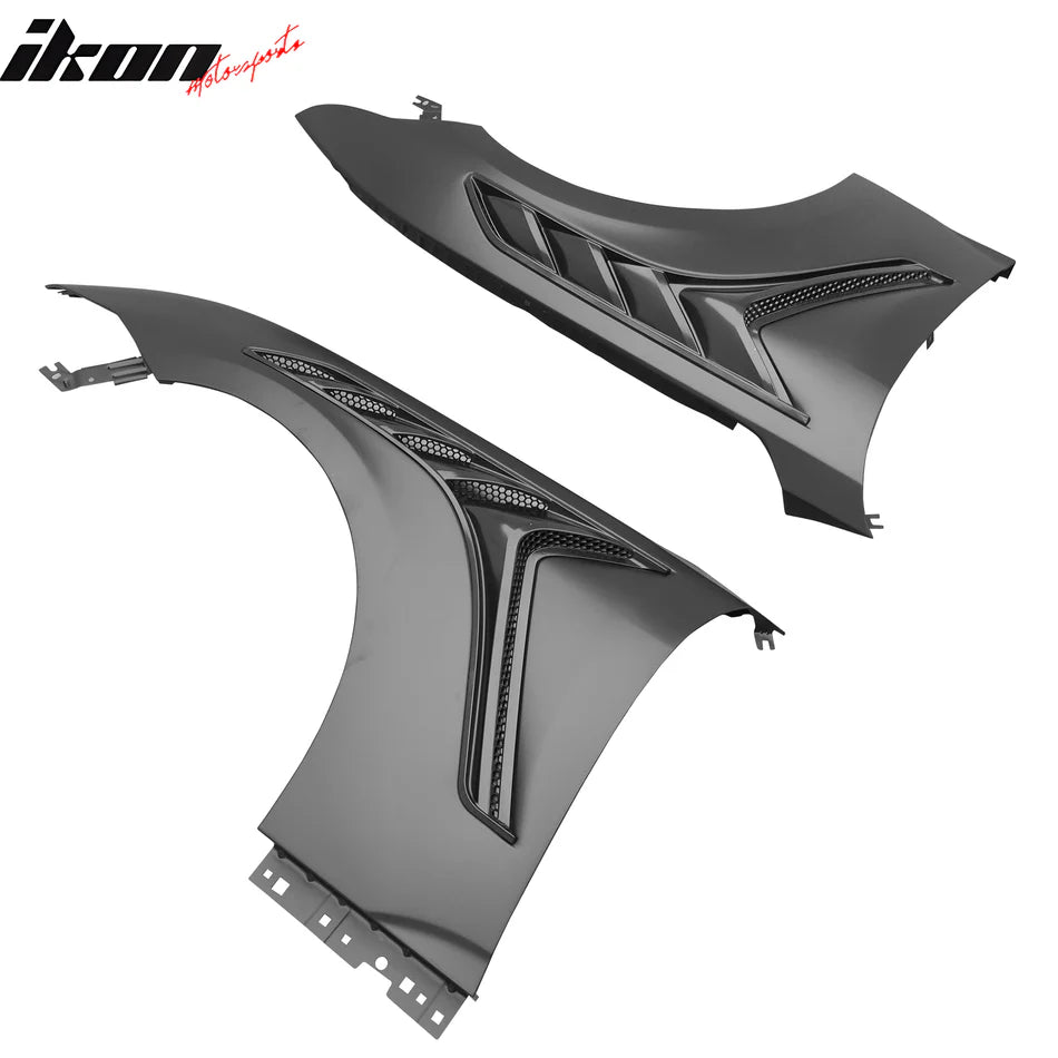 2024-2026 Ford Mustang Aluminum GTD Style Vented Front Fenders