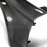 2015-2017 Anderson Composites Type-JTP Wide Fender Flares; Carbon Fiber