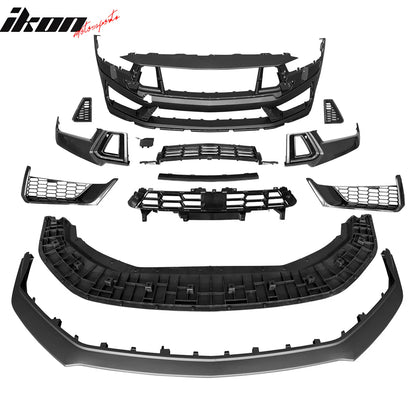 2024-2026 Ford Mustang Dark Horse Front Bumper Conversion W/ Grille PP